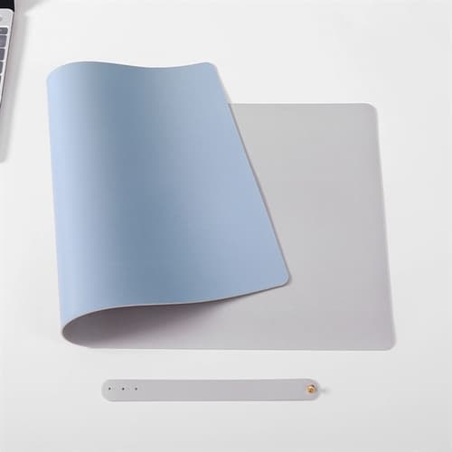 Office Large Leather Computer Desk Pad With Strap | EverythingSwag USA