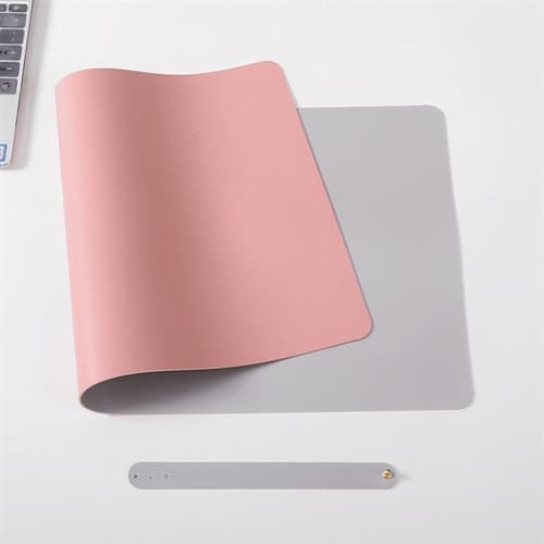 Office Large Leather Computer Desk Pad With Strap | EverythingSwag USA