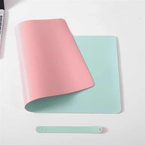 Office Large Leather Computer Desk Pad With Strap | EverythingSwag USA