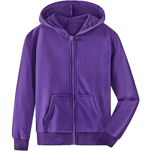 Youth Recycled Full Zip Hooded Sweatshirt W/ Wrinkle Free