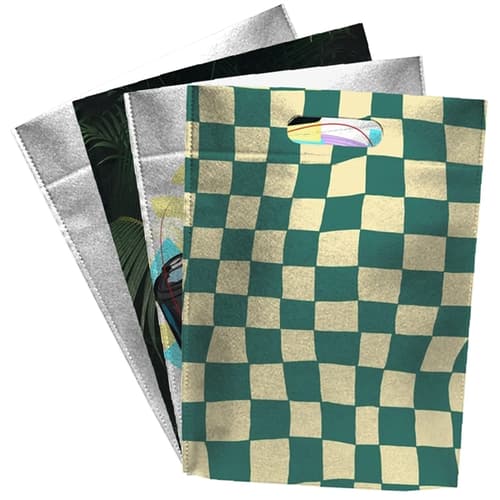 Sublimated PET Non-Woven Convention Tote Bag (11"x14"x2.5")