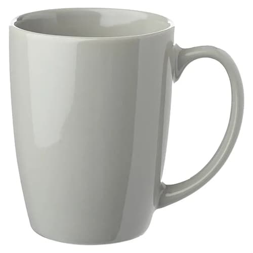 Mug Curved Rim 12 Oz Glossy Ceramic Mugs Curved Grip | EverythingSwag USA