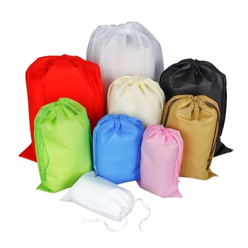 Non woven Drawstring Shoes Organizer Bag