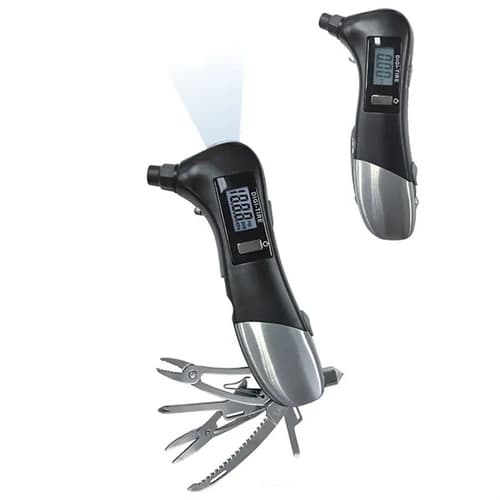 Safety Hammer Multi Tool W/Digital Tire Gauge