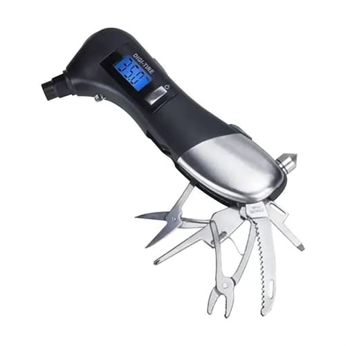Safety Hammer Multi Tool W/Digital Tire Gauge