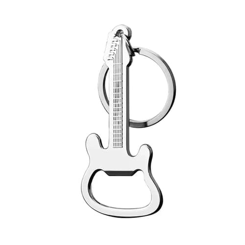 Metal Guitar Shape Key Chain