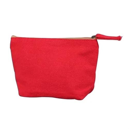 Cotton Canvas Cosmatic Bag