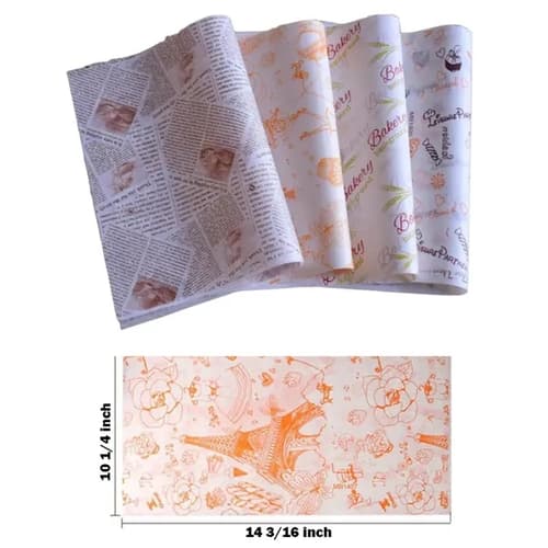 Custom Printed Food Wrapping Paper