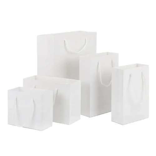 Premium Black Matte Paper Shopping bag