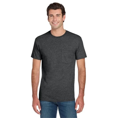 Jerzees - Dri-Power 50/50 Cotton/Poly Pocket T-Shirt.