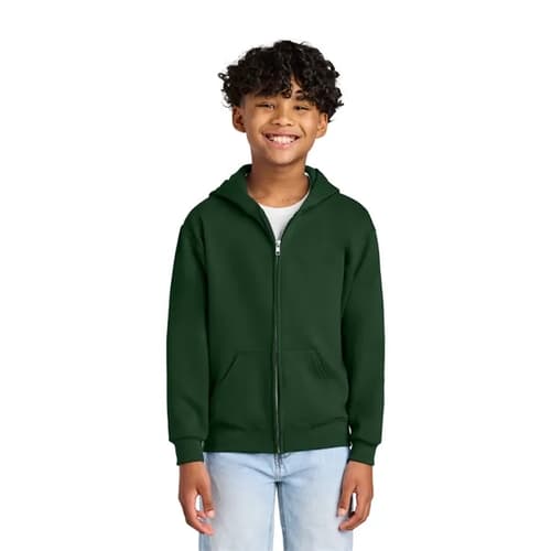 Jerzees - Youth NuBlend Full-Zip Hooded Sweatshirt.