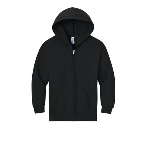 Jerzees - Youth NuBlend Full-Zip Hooded Sweatshirt.