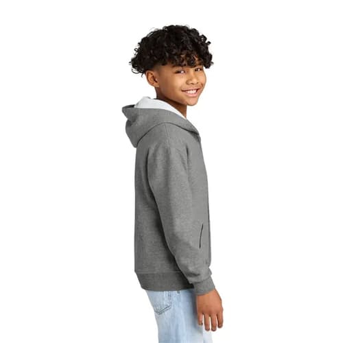 Jerzees - Youth NuBlend Full-Zip Hooded Sweatshirt.