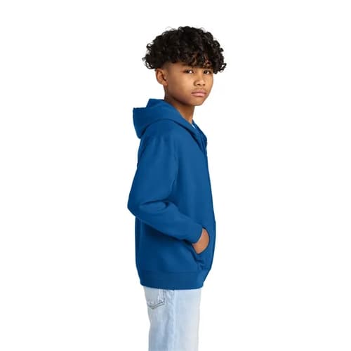 Jerzees - Youth NuBlend Full-Zip Hooded Sweatshirt.