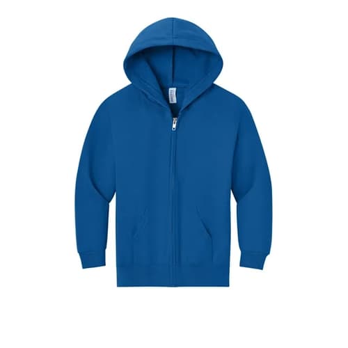Jerzees - Youth NuBlend Full-Zip Hooded Sweatshirt.