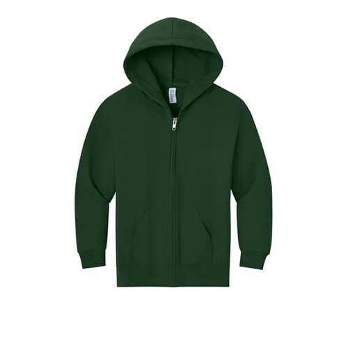 Jerzees - Youth NuBlend Full-Zip Hooded Sweatshirt.