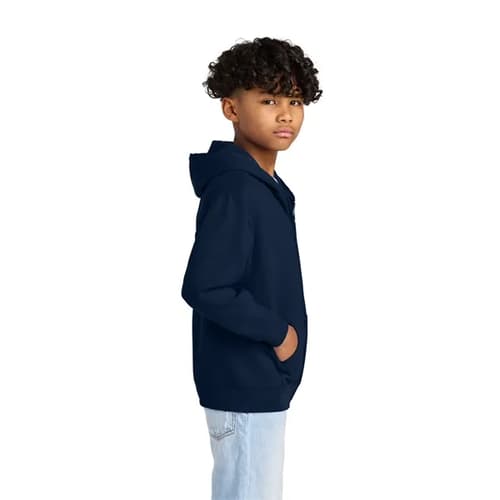 Jerzees - Youth NuBlend Full-Zip Hooded Sweatshirt.