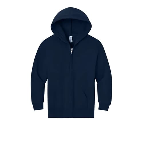 Jerzees - Youth NuBlend Full-Zip Hooded Sweatshirt.