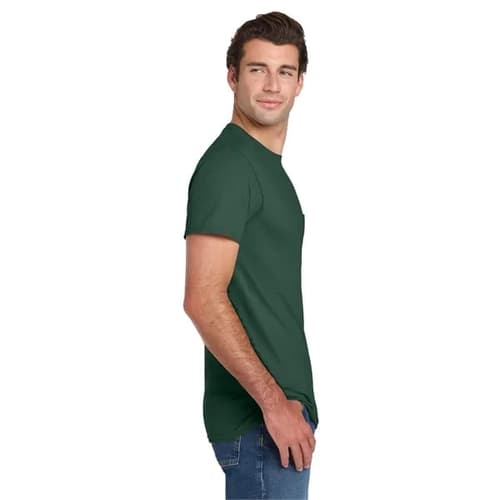 Jerzees - Dri-Power 50/50 Cotton/Poly Pocket T-Shirt.
