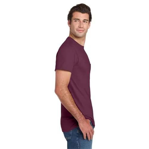 Jerzees - Dri-Power 50/50 Cotton/Poly Pocket T-Shirt.