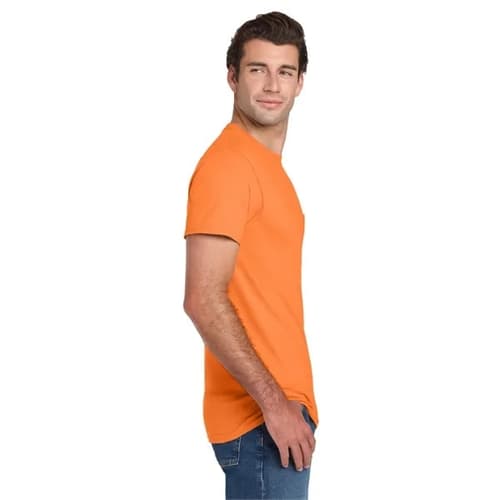 Jerzees - Dri-Power 50/50 Cotton/Poly Pocket T-Shirt.