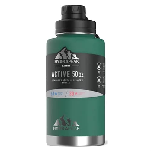 50 oz Hydrapeak® Stainless Steel Insulated Water Bottle