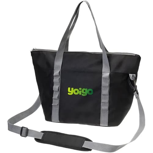Insulated Lunch Bag with Crossbody Strap and Pockets