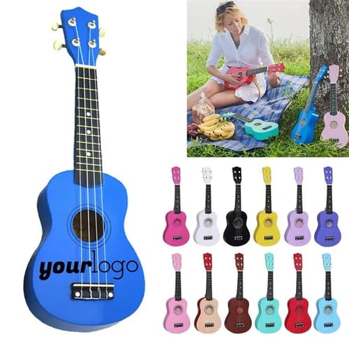 21-Inch Wooden Ukulele Beginner Kit