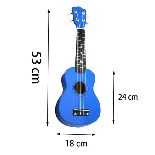 21-Inch Wooden Ukulele Beginner Kit