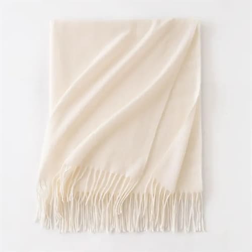 Faux Cashmere Chunky Knit Scarf for Women Winter Warm