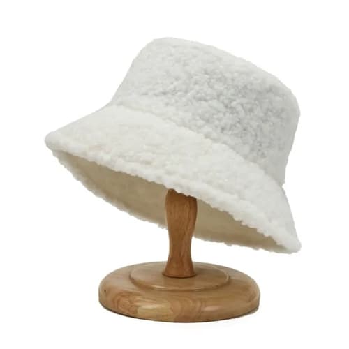 Warm Fleece Bucket Fisherman Hat for Winter