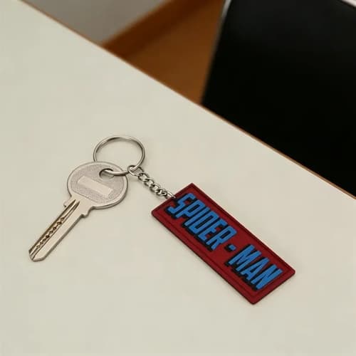 Custom Shape 3D Rubber PVC Keychain