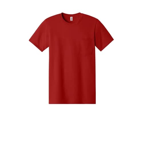 Jerzees - Dri-Power 50/50 Cotton/Poly Pocket T-Shirt.