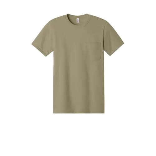 Jerzees - Dri-Power 50/50 Cotton/Poly Pocket T-Shirt.