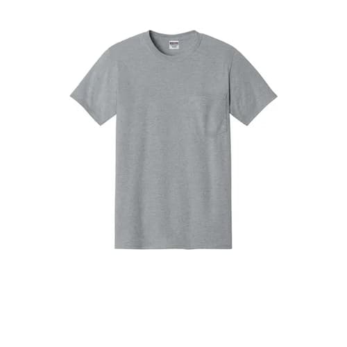 Jerzees - Dri-Power 50/50 Cotton/Poly Pocket T-Shirt.