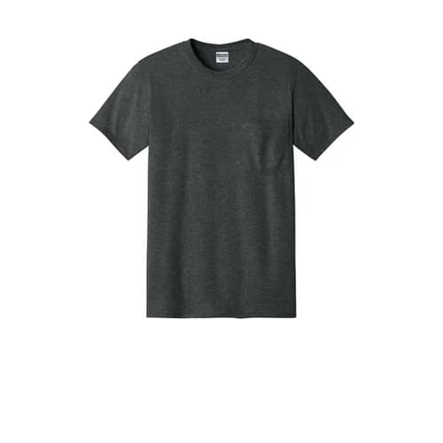 Jerzees - Dri-Power 50/50 Cotton/Poly Pocket T-Shirt.