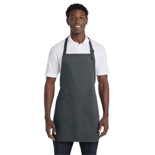 Port Authority Full-Length Apron with Pockets.
