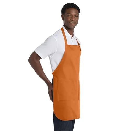Port Authority Full-Length Apron with Pockets.