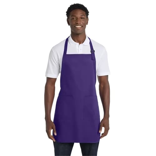 Port Authority Full-Length Apron with Pockets.