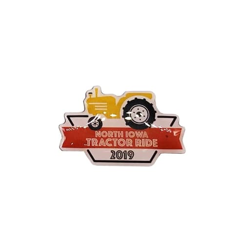 1" Custom Lapel Pins - Offset Full Color