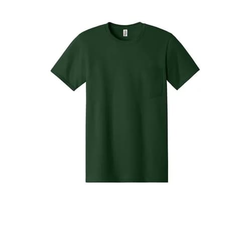 Jerzees - Dri-Power 50/50 Cotton/Poly Pocket T-Shirt.