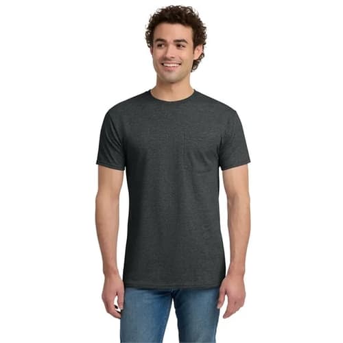 Jerzees - Dri-Power 50/50 Cotton/Poly Pocket T-Shirt.