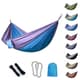 Portable Double Camping Travel Hammock with Tree Straps