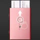 Thumb Drive Hand Push Slide Out Metal Business Card Case