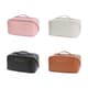 Upgrade Pu Leather Travel Cosmetic Bag Makeup Toiletry Case