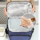Crossbody Oxford Cloth Lunch Bag Thermal Flatware Meal Tote