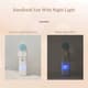 2 Speed Portable Handheld Mist Fan With Night Light