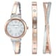 Women's Two-Toned Bracelet Watch Set