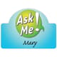 2-3/4" X 2" Value Reusable Full Color Name Badge