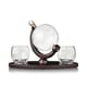 Globe Decanter & Whiskey Tumblers Set